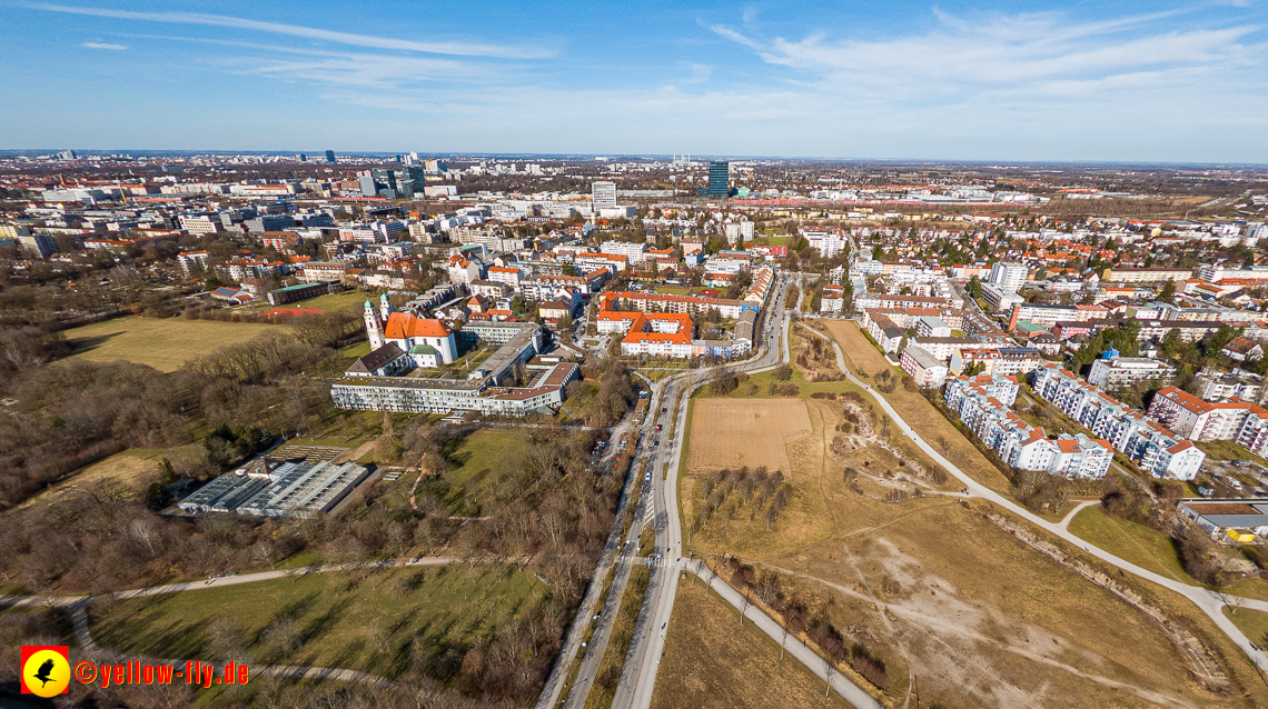 20.02.2023 - der Hachinger Bach zwischen Berg am Laim und Neuperlach